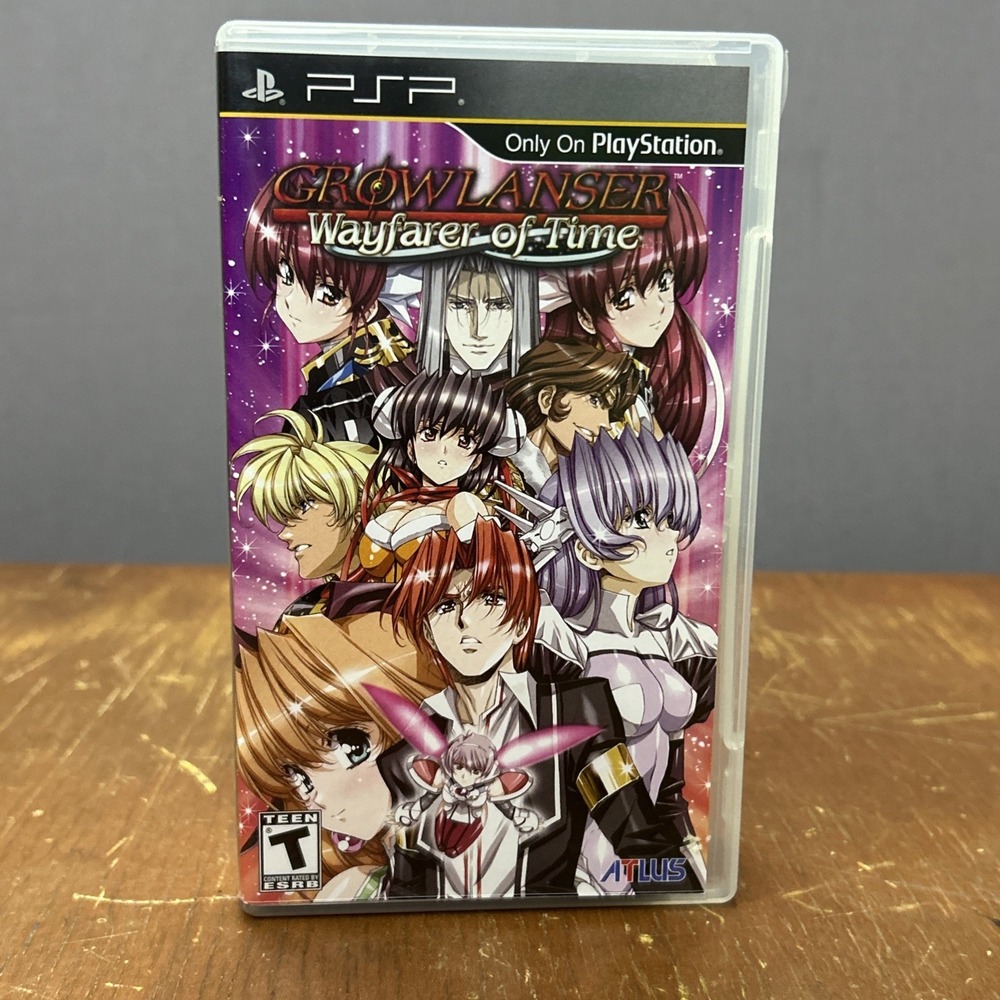 Growlanser Wayfarer of Time Sony PSP 2012 Atlus 730865600182 Complete CIB